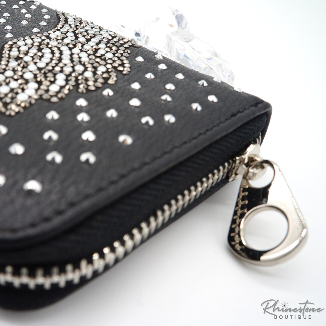 Angel Wings Rhinestone Wallet